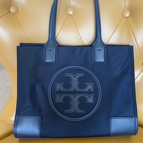 Tory Burch Handbags - Navy Tory Burch Mini Ella - excellent condition!